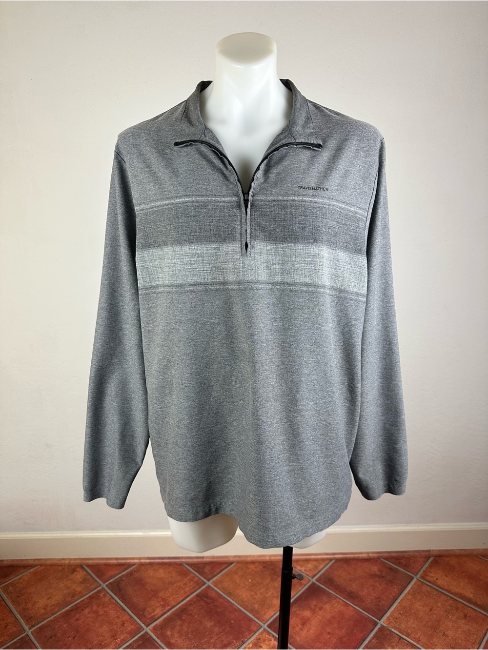Travis Mathew Zip-Front Pullover Golf Sweatshirt